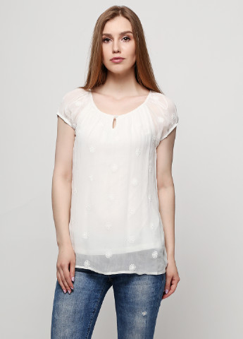 Белая летняя блуза Zero