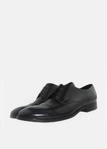 Черные классические туфли Icos на шнурках