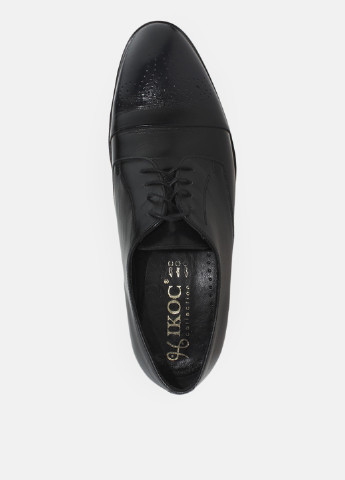 Черные классические туфли Icos на шнурках