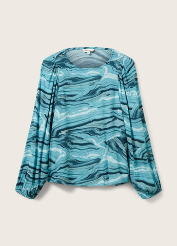 Бірюзова блуза Tom Tailor