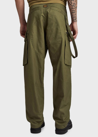 Хаки кэжуал демисезонные карго брюки G-Star Raw