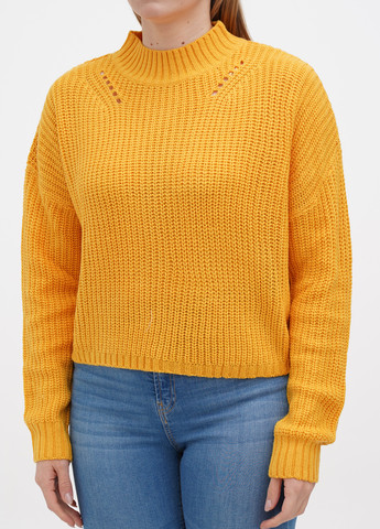 Желтый демисезонный свитер Terranova