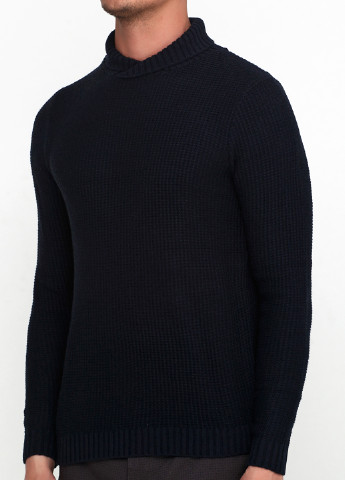 Темно-синій зимовий светр джемпер Calliope