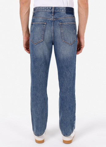 Синие демисезонные зауженные джинсы Colin's