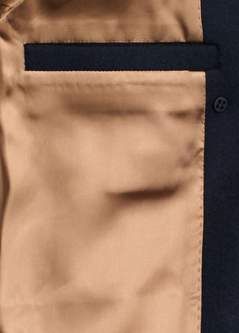 Синее демисезонное Пальто двубортное Gant