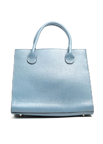 Сумка Italian Bags каркасная сумка однотонная синяя кэжуал