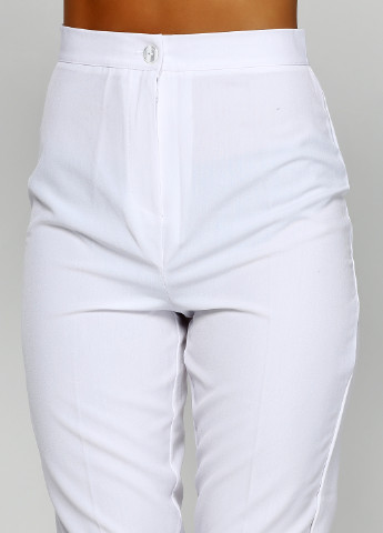Белые кэжуал демисезонные брюки Missguided