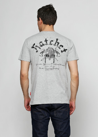 Серая футболка с коротким рукавом Dobermans Aggressive