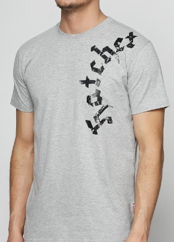 Сіра футболка з коротким рукавом Dobermans Aggressive