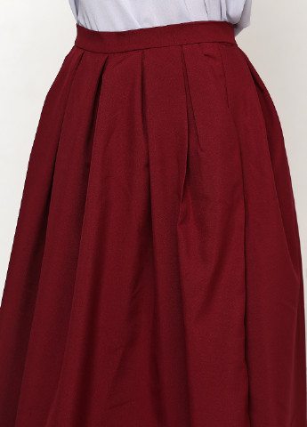 Бордовая кэжуал юбка Podium