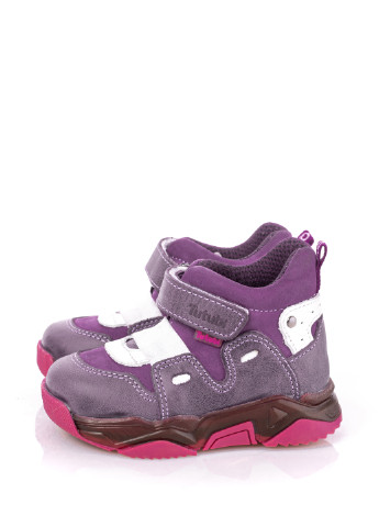 Фиолетовые кэжуал осенние ботинки на флисе Tutubi