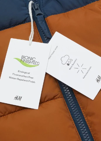 Синяя куртка демісезон,синій-коричневий, H&M
