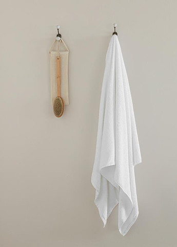 English Home полотенце банное, 90х150 см однотонный белый производство - Турция