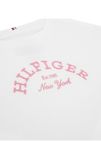 Белая летняя футболка Tommy Hilfiger