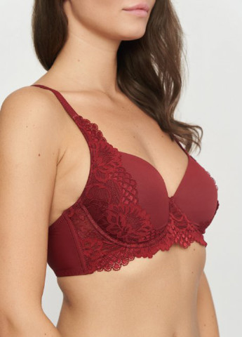 Бордовый бюстгальтер Sassa