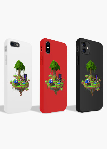 Чехол силиконовый Apple Iphone Xs Майнкрафт (Minecraft) (8938-1177) MobiPrint (219335994)