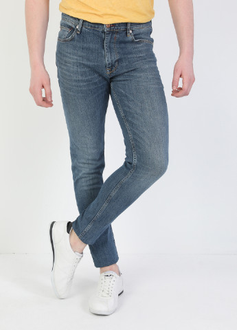 Темно-синие демисезонные скинни джинсы 035 RYAN Colin's