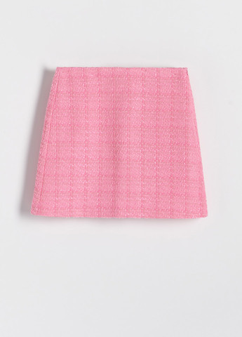 Розовая кэжуал меланж юбка Reserved клешированная