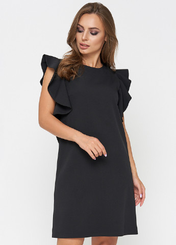 Черное кэжуал платье Sellin