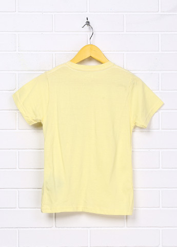 Жовта літня футболка з коротким рукавом LH