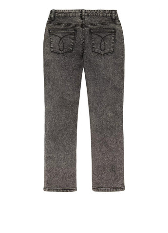 Серые демисезонные прямые джинсы Calvin Klein