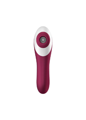Вакуумний стимулятор із вібрацією Dual Crush Wine Red Satisfyer (254785167)