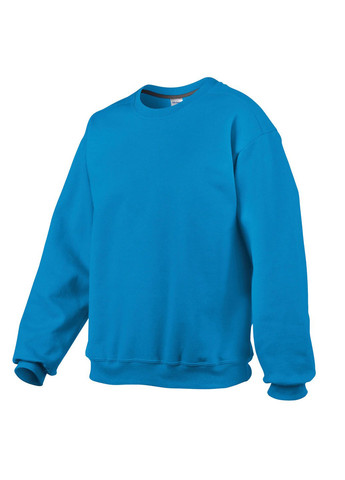 Голубой свитшот Gildan однотонный без декора (361960148)