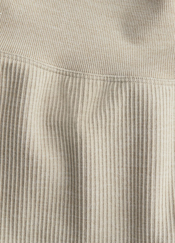 Светло-бежевые демисезонные леггинсы H&M