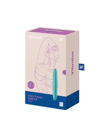 Минивибратор Ultra Power Bullet 6 Turquoise Satisfyer (254152368)