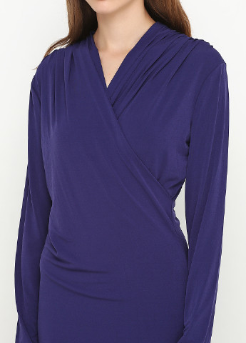 Темно-фиолетовое кэжуал платье Vila