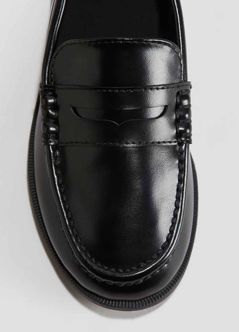 Черные туфли без шнурков H&M