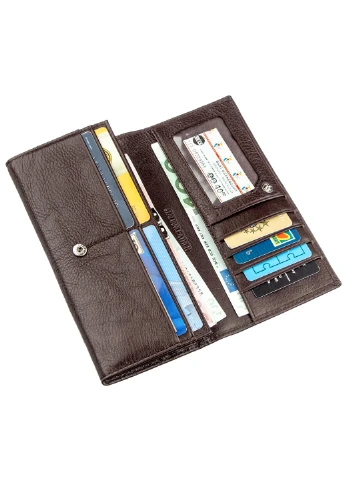 Жіночий шкіряний гаманець 18,5х9 см st leather (252131425)