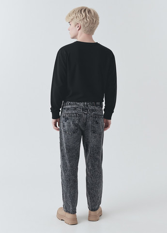 Серые демисезонные зауженные джинсы Cropp