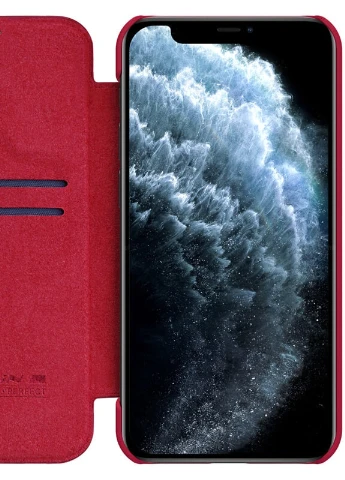 Кожаный чехол (книжка) Qin Series для Apple iPhone 12 Pro Max (6.7') Красный (is_00000038439_3) Nillkin (229724899)