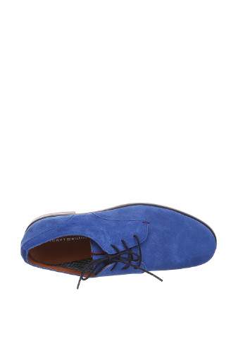 Голубые кэжуал туфли Tommy Hilfiger на шнурках