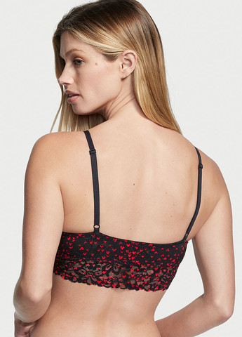 Чорний демісезонний комплект (бюстгальтер, трусики) Victoria's Secret