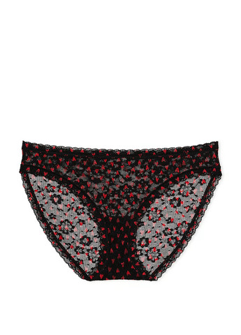 Чорний демісезонний комплект (бюстгальтер, трусики) Victoria's Secret