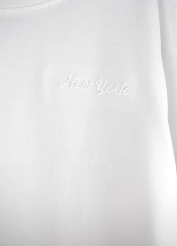 Белая демисезонная футболка H&M