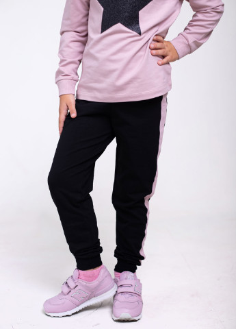 Рожевий демісезонний костюм (лонгслів, брюки) брючний Vidoli