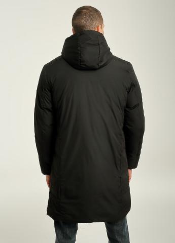 Чорна зимня куртка Icon