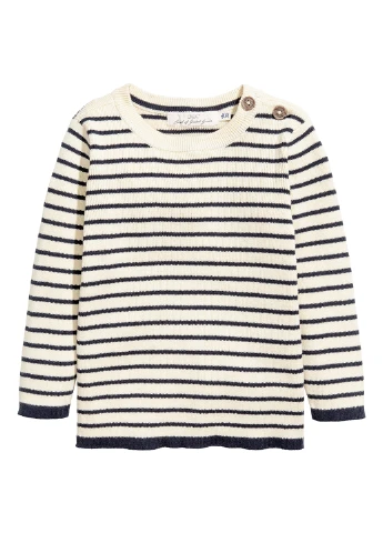 Молочный демисезонный джемпер джемпер H&M