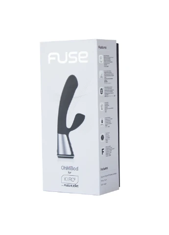 Інтерактивний вібратор-кролик Ohmibod Fuse for Black Kiiroo (252146424)