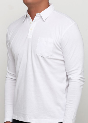 Белая футболка-поло для мужчин Selected однотонная