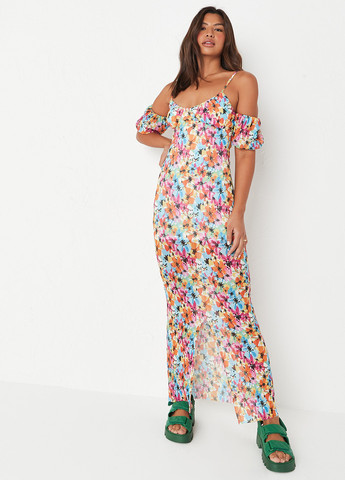 Комбинированное кэжуал платье Missguided с цветочным принтом