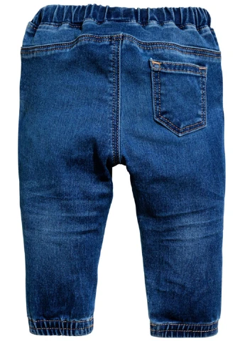 Синие демисезонные джеггинсы H&M