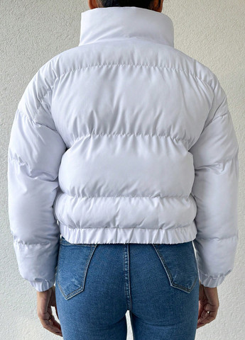 Біла демісезонна куртка SHEIN