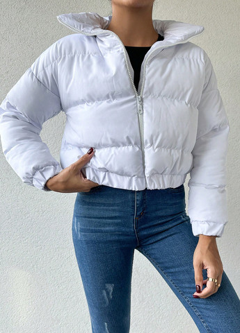 Біла демісезонна куртка SHEIN