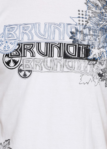 Белая летняя футболка Brunotti