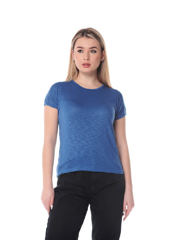 Синяя всесезон футболка женская Наталюкс 80-2350