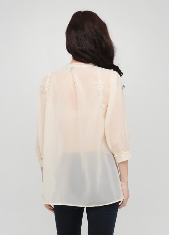 Светло-бежевая демисезонная блуза Asos
